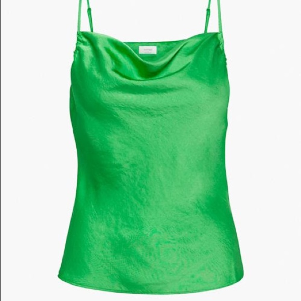 Aritzia Wilfred Allusion Camisole in Gloss Green